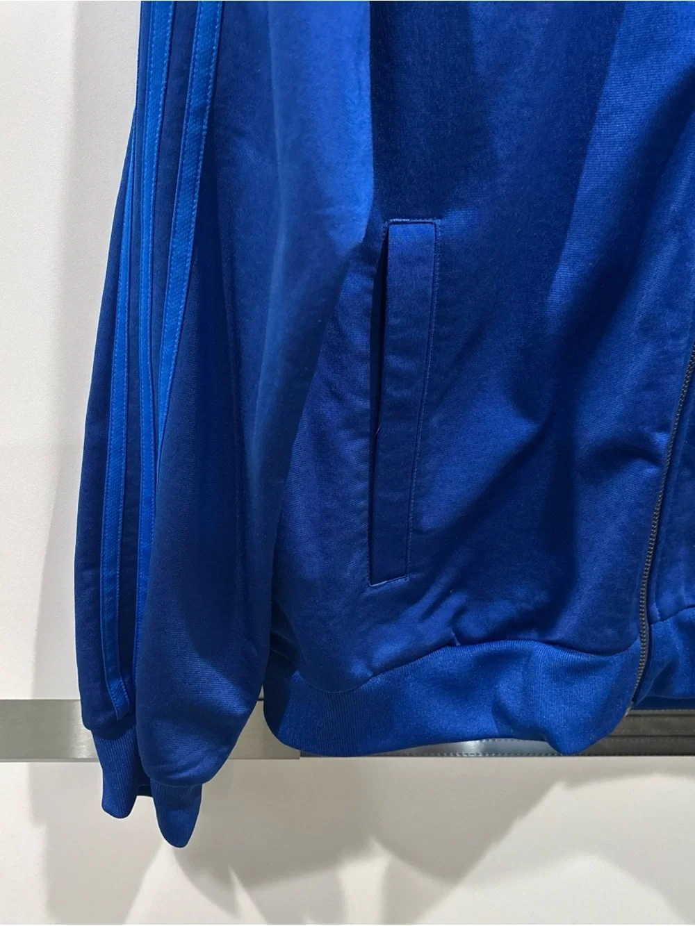 Leinster Rugby Union Training Jacket With Zipped Blue Adidas Men Size M